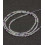 2mm - Chapelet pierre facette - fluorite