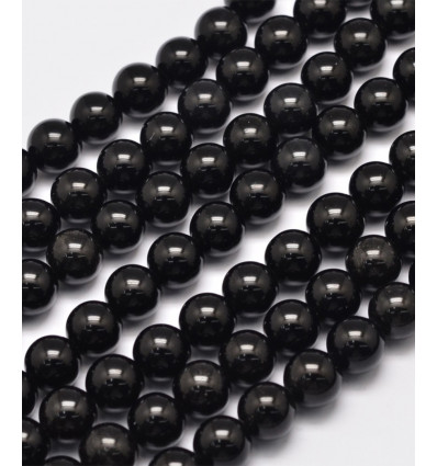 6mm - obsidienne - Chapelet pierre