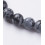 8mm - obsidienne flocon - Chapelet pierre
