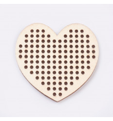 pendentif en bois à broder