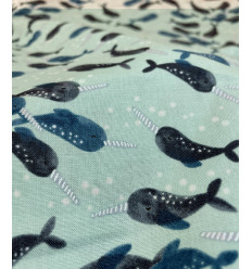 Tissu Cotton & Steel - Unicorn of the Sea