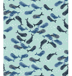 Tissu Cotton & Steel - Unicorn of the Sea