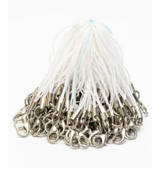 Attache cordon pour téléphone avec fermoir