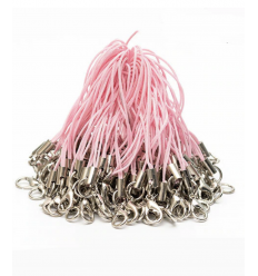 Attache cordon pour téléphone avec fermoir