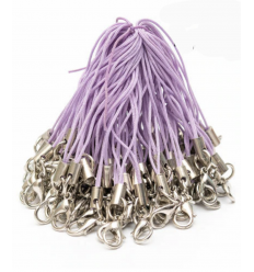 Attache cordon pour téléphone avec fermoir