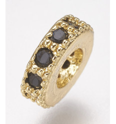 intercalaires 6X2mm avec zircons