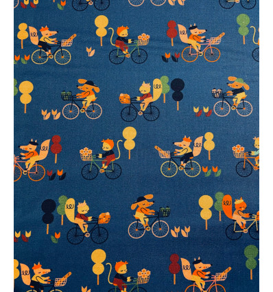 Tissu Dashwood "Hello Vélo"