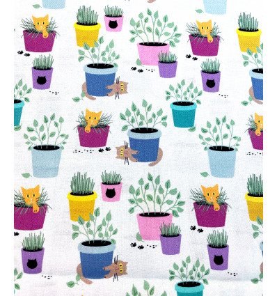 Tissu Cotton Stitches Co - INK & ARROW