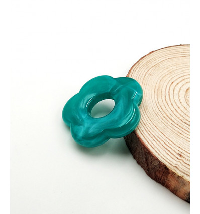 pendentif fleur en acétate