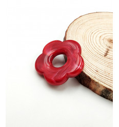 pendentif fleur en acétate