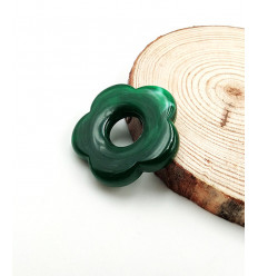 pendentif fleur en acétate