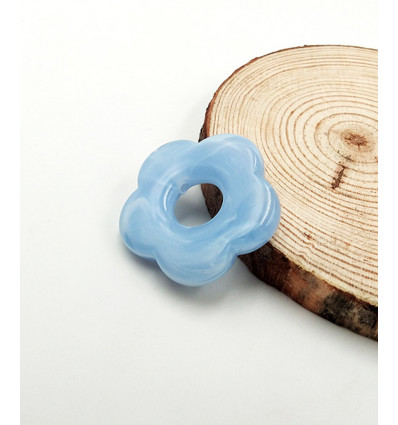 pendentif fleur en acétate