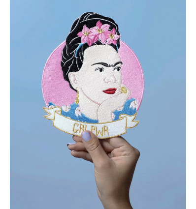 Broderie thermocollante : Frida Girl Power XL