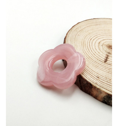 pendentif fleur en acétate