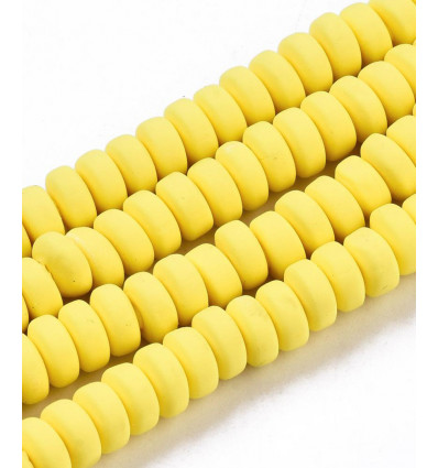 6x3mm - Chapelet perles rondelles Heishi