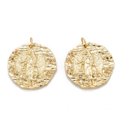 21mm - Cancer - Médaille signe astro.