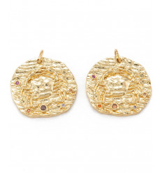 21mm - Cancer - Médaille signe astro.