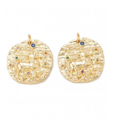 21mm - Sagitaire - Médaille signe astro.