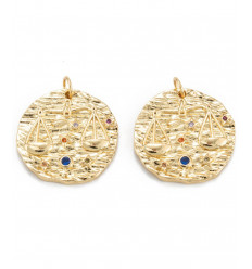 21mm - Balance - Médaille signe astro.