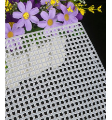 Sac canvas en plastique à broder