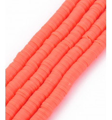 6mm - Chapelet perles rondelles Heishi