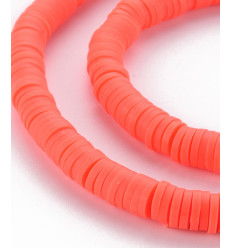 6mm - Chapelet perles rondelles Heishi