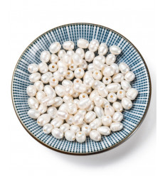 8x7mm - perles de culture naturelles