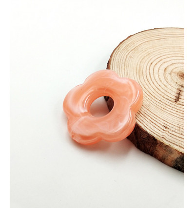 pendentif fleur en acétate