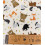 Tissu "Animaux de la forêt"