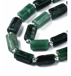 Perles tube en pierre - 8x11mm