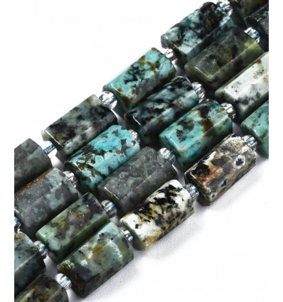 Perles tube en pierre - 8x11mm (1pc)