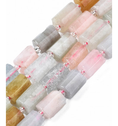 Perles tube en pierre - 8x11mm (1pc)