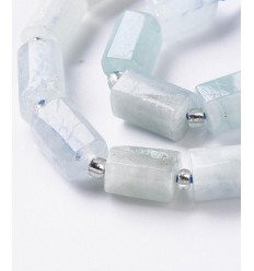 Perles tube en pierre - 8x11mm (1pc)