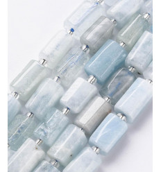 Perles tube en pierre - 8x11mm (1pc)