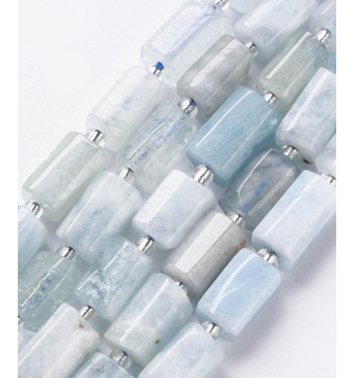 Perles tube en pierre - 8x11mm (1pc)