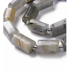 Perles tube en pierre - 8x11mm (1pc)