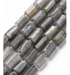 Perles tube en pierre - 8x11mm (1pc)