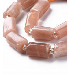 Perles tube en pierre - 8x11mm (1pc)