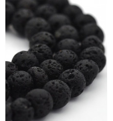 Chapelet perles de lave