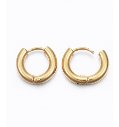 Créole inoxydable épaisse 16mm (2pcs)