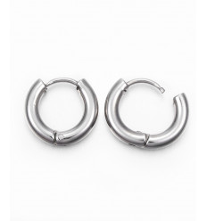 Créole inoxydable épaisse 16mm (2pcs)