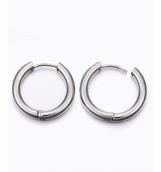 Créole inoxydable épaisse 20mm (2pcs)