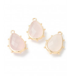 pendentif goutte sertie