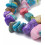 Chapelet pierre chips - multicolore