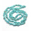Chapelet pierre chips - turquoise synthétique