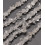 Cristaux de quartz - Chapelet pierre chips