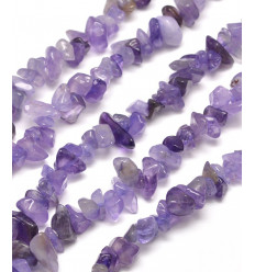 Chapelet pierre chips - aventurine verte