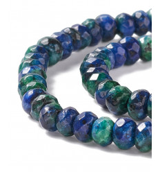 6mm - jaspe de sésame teinté/jaspe kiwi