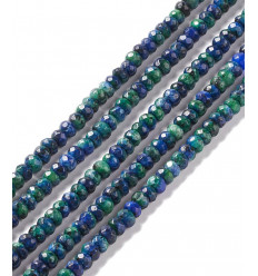 6mm - jaspe de sésame teinté/jaspe kiwi