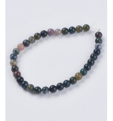 4mm - agate indienne - Chapelet pierre